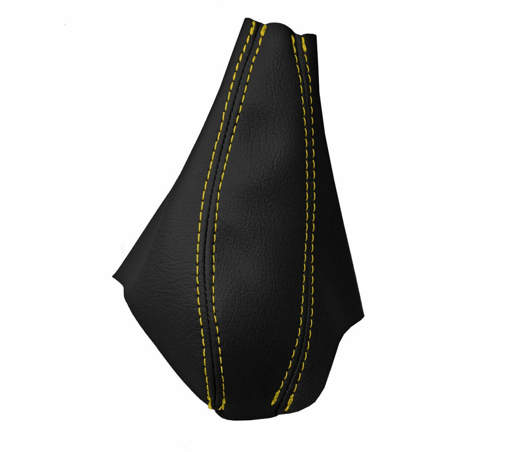 E Brake Boot Cover Leather for BMW F30 F31 F32 F33 F34 F35 F36 (2014–2019) Yellow Stitch