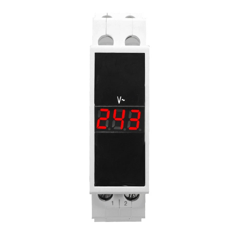 Real Time Voltage Display Din Rail Modular Voltmeter AC80500V for AC805 (1VA)