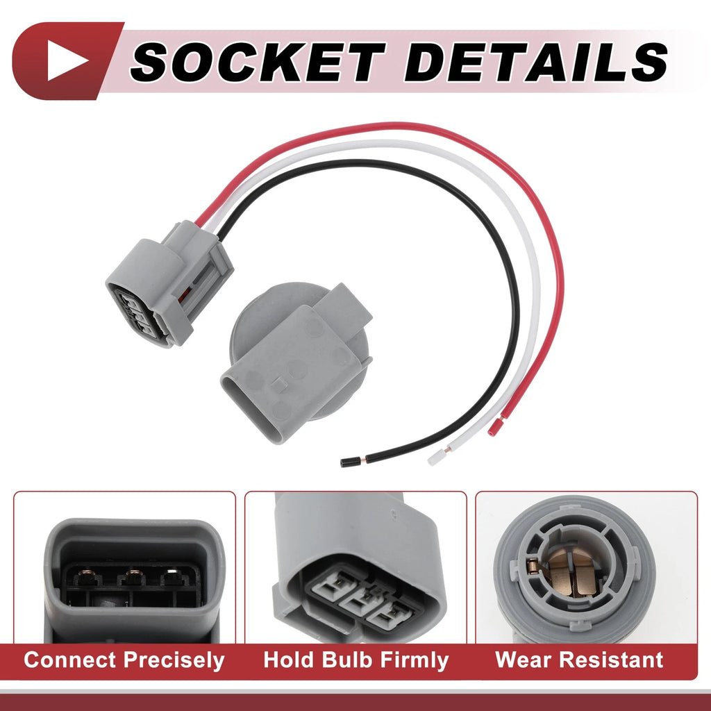 Set of 1 Front Turn Signal Light Socket Wiring for Kia Rio/Rio5 (2010–2011) No. 921614D000