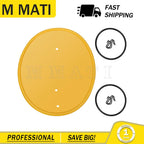 Front Number Plate Yellow with Mounting Clips for Honda Z50 Z50R (1979–1987)