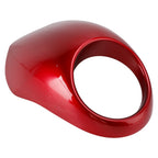 Headlight Fairing Light Cover for Harley Sportster Dyna XL 883 1200 FX (1973–up) Red