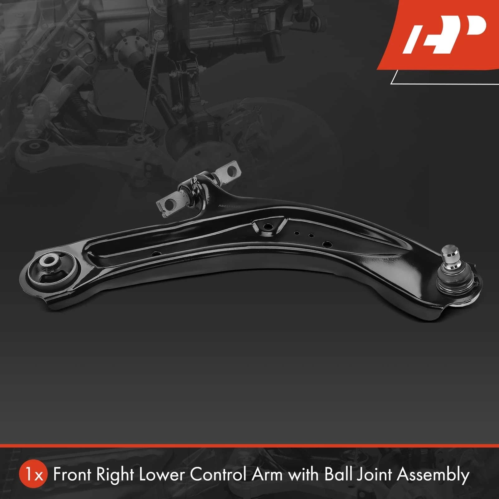 Front Right Lower Control Arm with Ball Joint for Nissan Rogue (2014-2020)