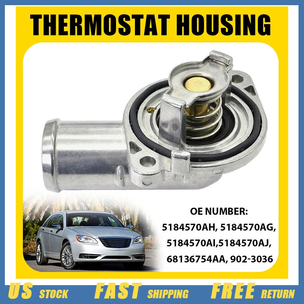 Aluminum Thermostat Housing for Dodge Journey Grand Caravan Avenger (2011–2019)