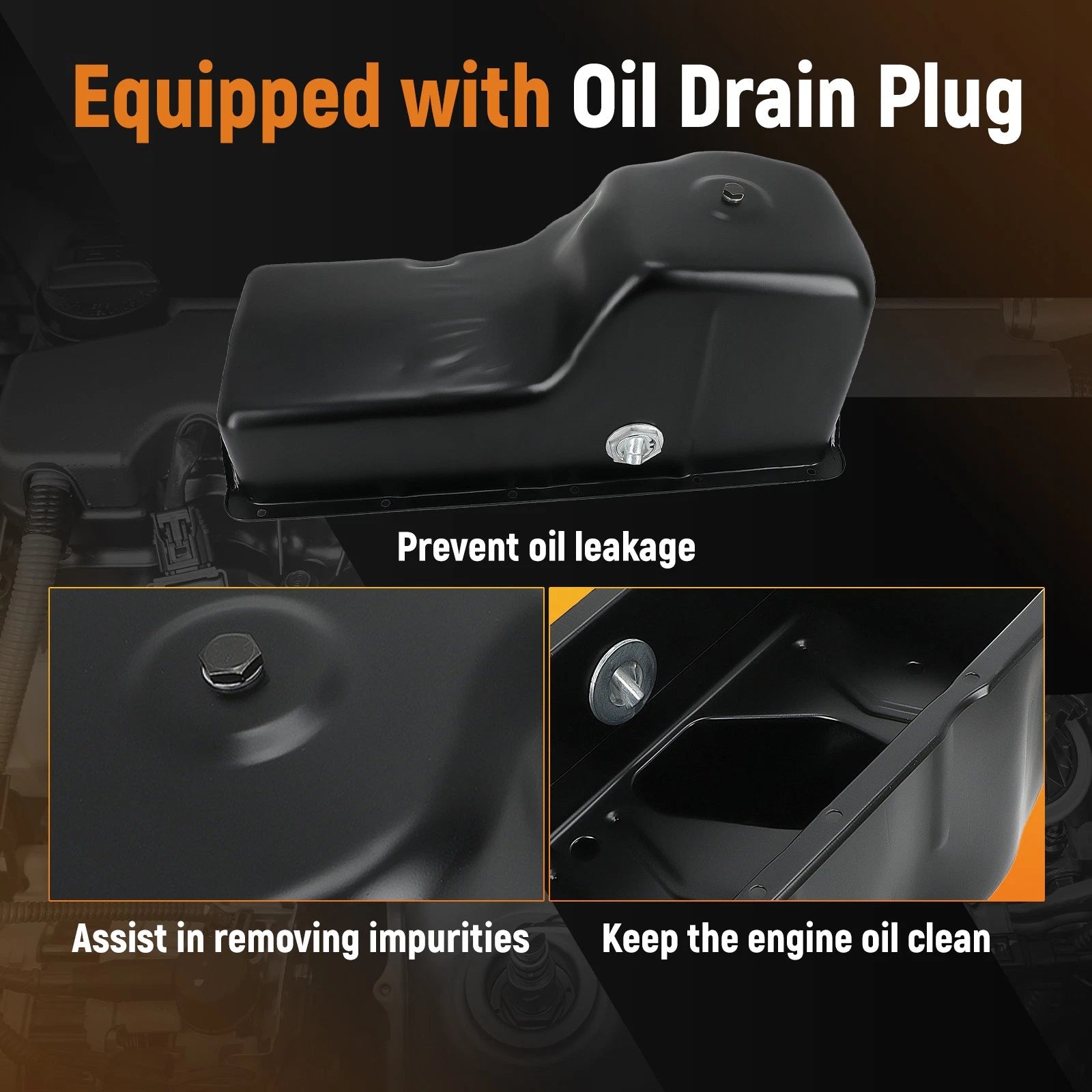 Engine Oil Sump Pan for Ford F250 F350 F450 7.3L Diesel (1997–2003)