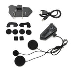 Bluetooth Headset Helmet Speaker for Motorcycle Universal (Black)