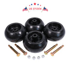 Set of 4 Mower Deck Wheels Bolts for RZT50 RZT54 LT1050 SLT1554