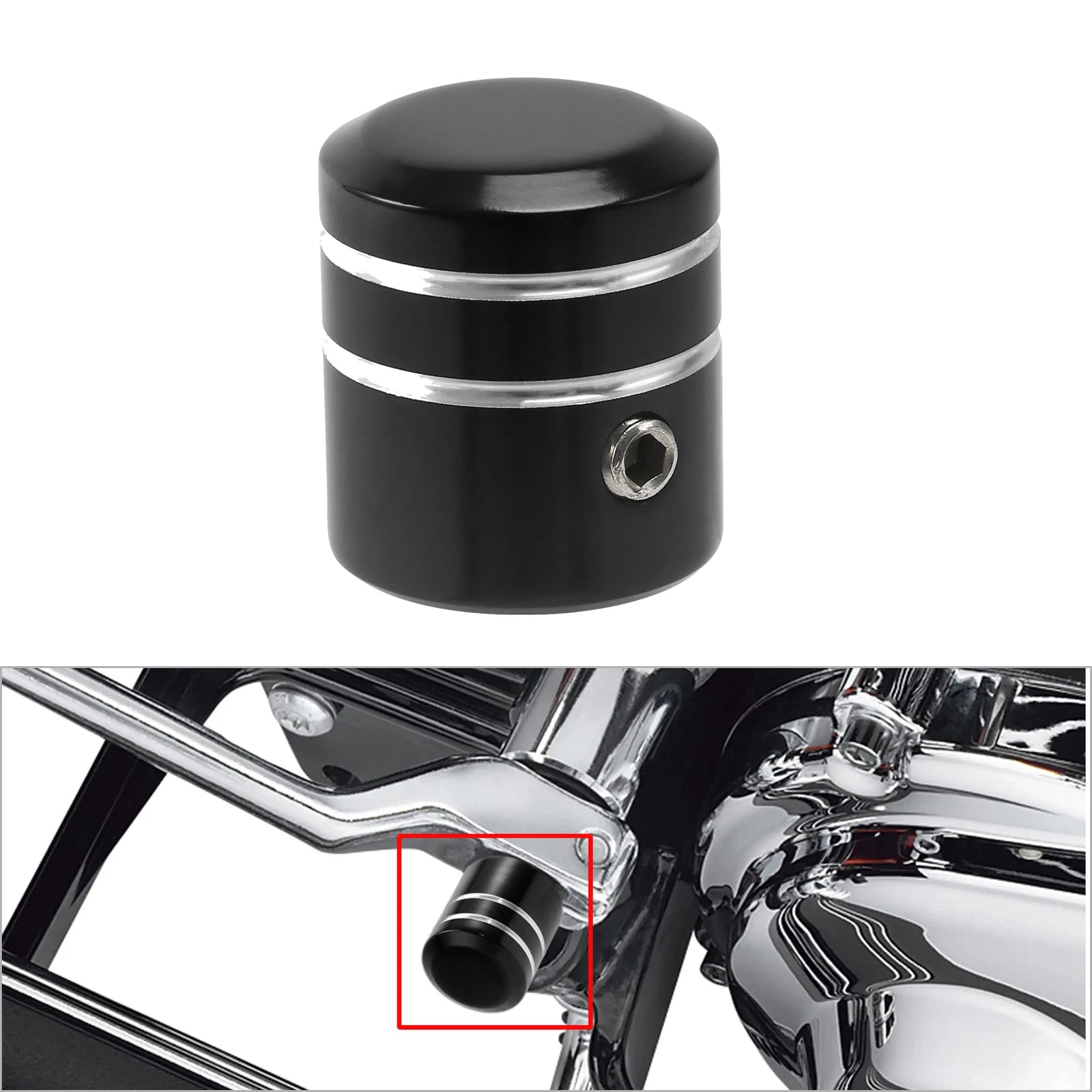 Shifter Shaft Cap Cover for Harley Touring Electra Glide (1982–Up)