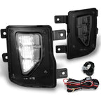 Full LED Fog Lights for Chevy Silverado 1500 (2016–2019) w/Wiring Harness+Switch