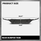 Rear Lower Bumper Valance for Mercedes Benz C300 (2015–2018)
