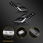 2Pcs Pair HID LED Headlight for Chevy Corvette Stingray (2014–2019)