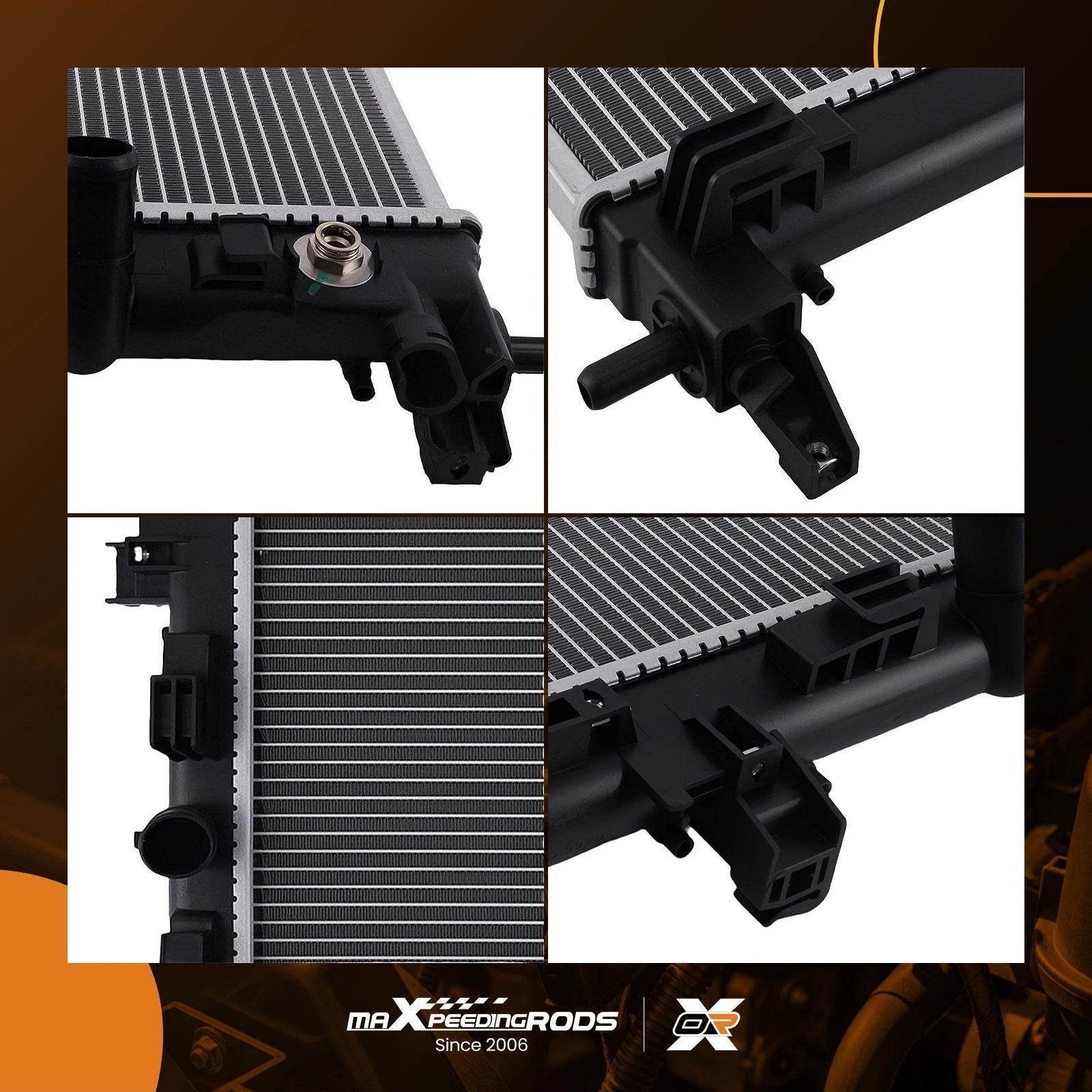 Cross Flow Auto Radiator for Cadillac ATS/CTS (2013–2016)