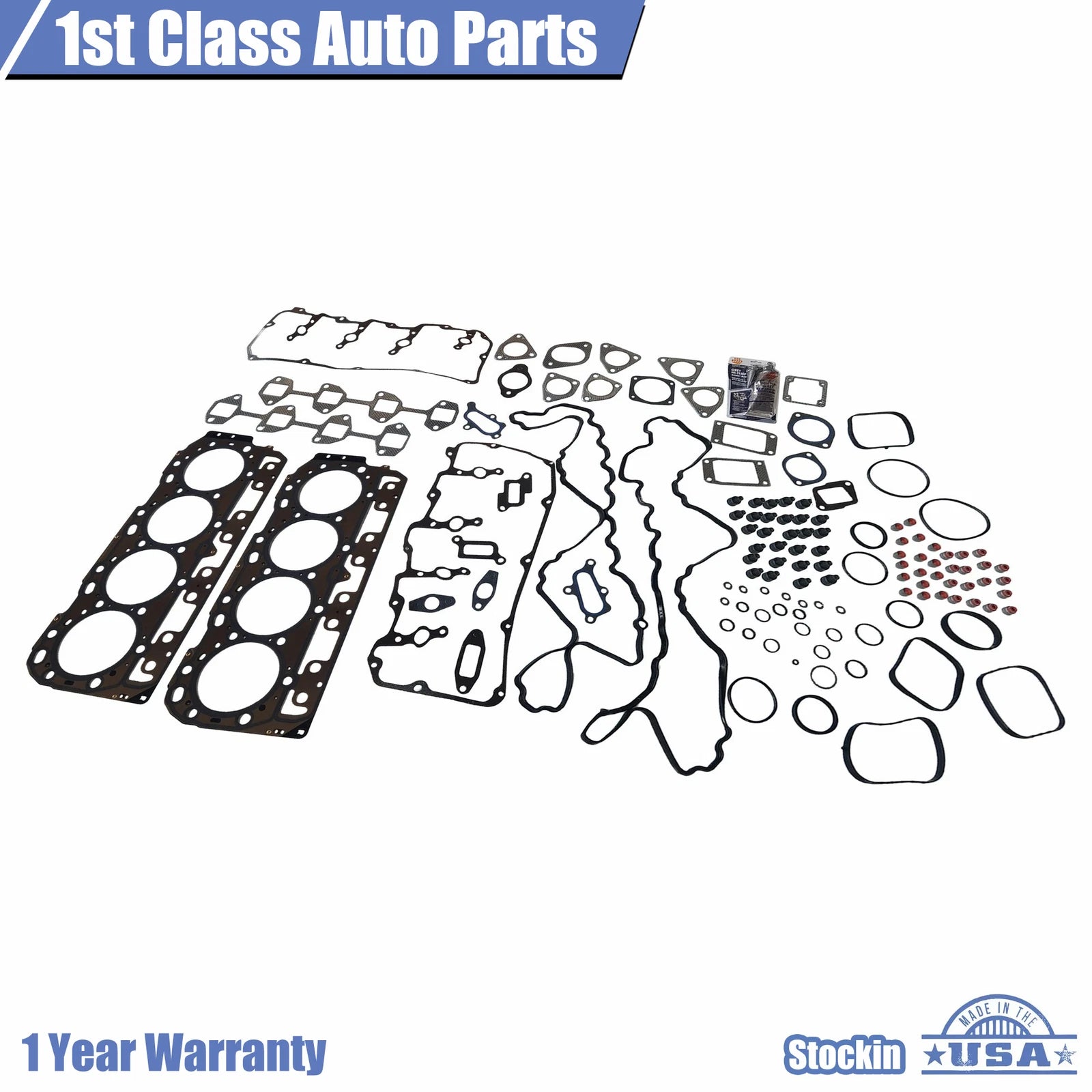 Head Gasket Set for Chevrolet Express 3500 GMC Hummer H1 6.6L V8 (2003–2010)
