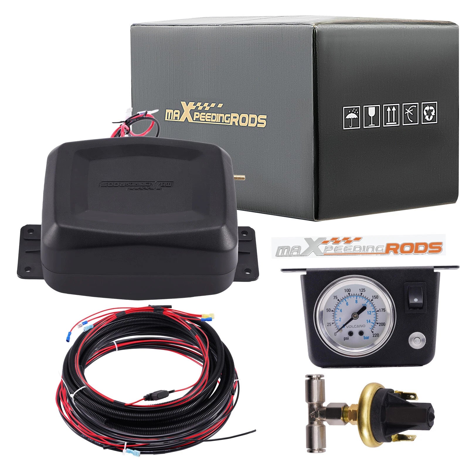Air Shock Controller Spring Kit for Dodge Ram (100 PSI)