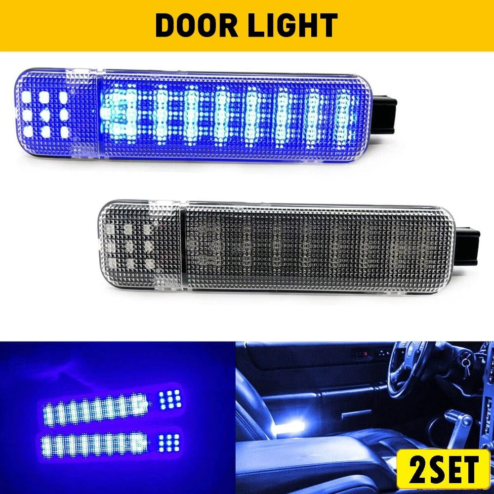 2X LED Door Courtesy Light for Chevy Silverado, Suburban, Tahoe, GMC Sierra, Yukon (2014–2023)