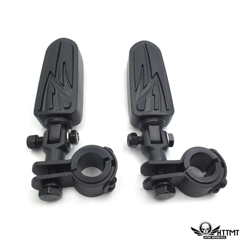 Flash Lightning Foot Peg Clamp for Harley Sportster 883 1340 (1" 1.25")