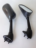 Carbon Fiber Side Mirrors for Yamaha YZF-R1 (2000–2006) & FZS600 (2000–2001)