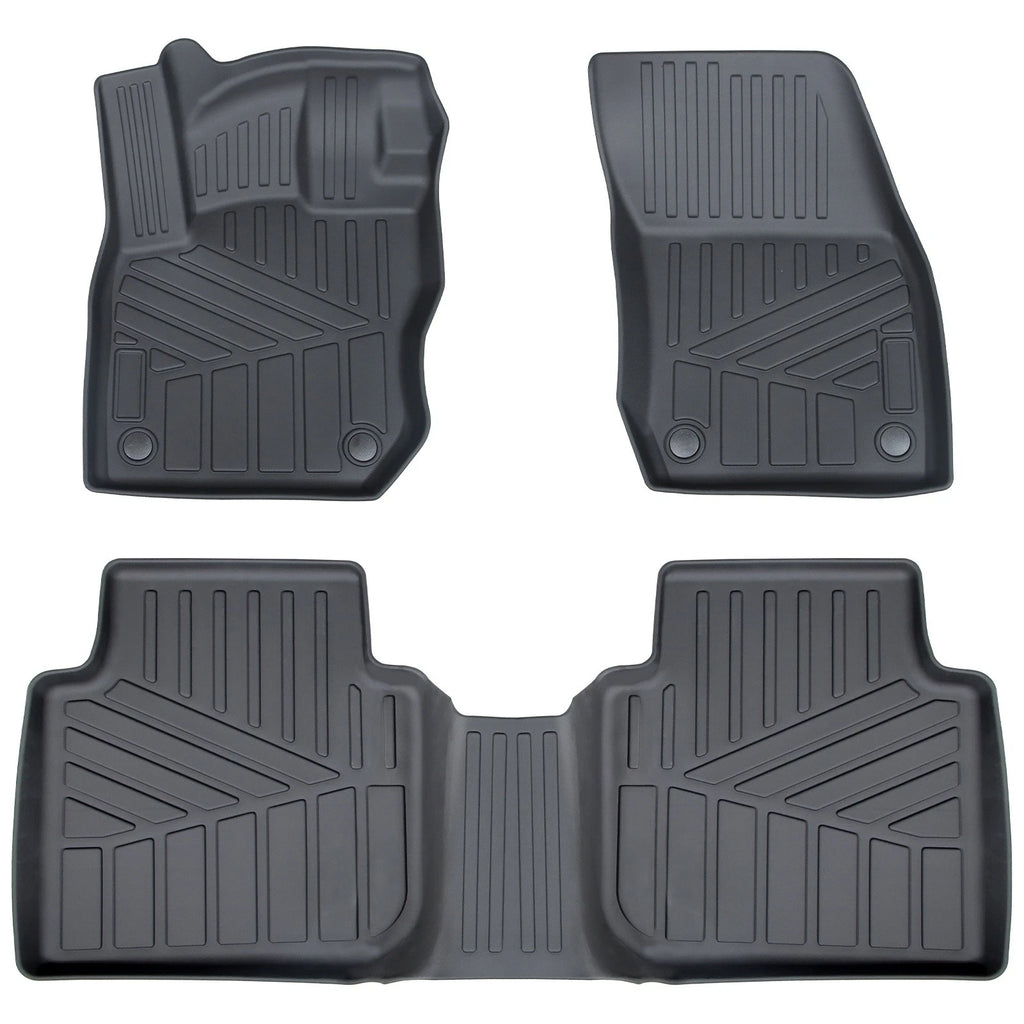 Set of 2 TPE Rubber All Weather Floor Mats for Volkswagen Tiguan (2025–2026)