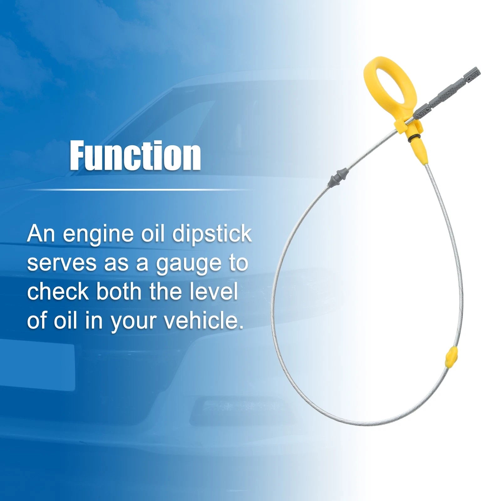 Engine Oil Dipstick for Audi A4 2.0L A/T Quattro Avant (2002–2008) No. 06D115611B