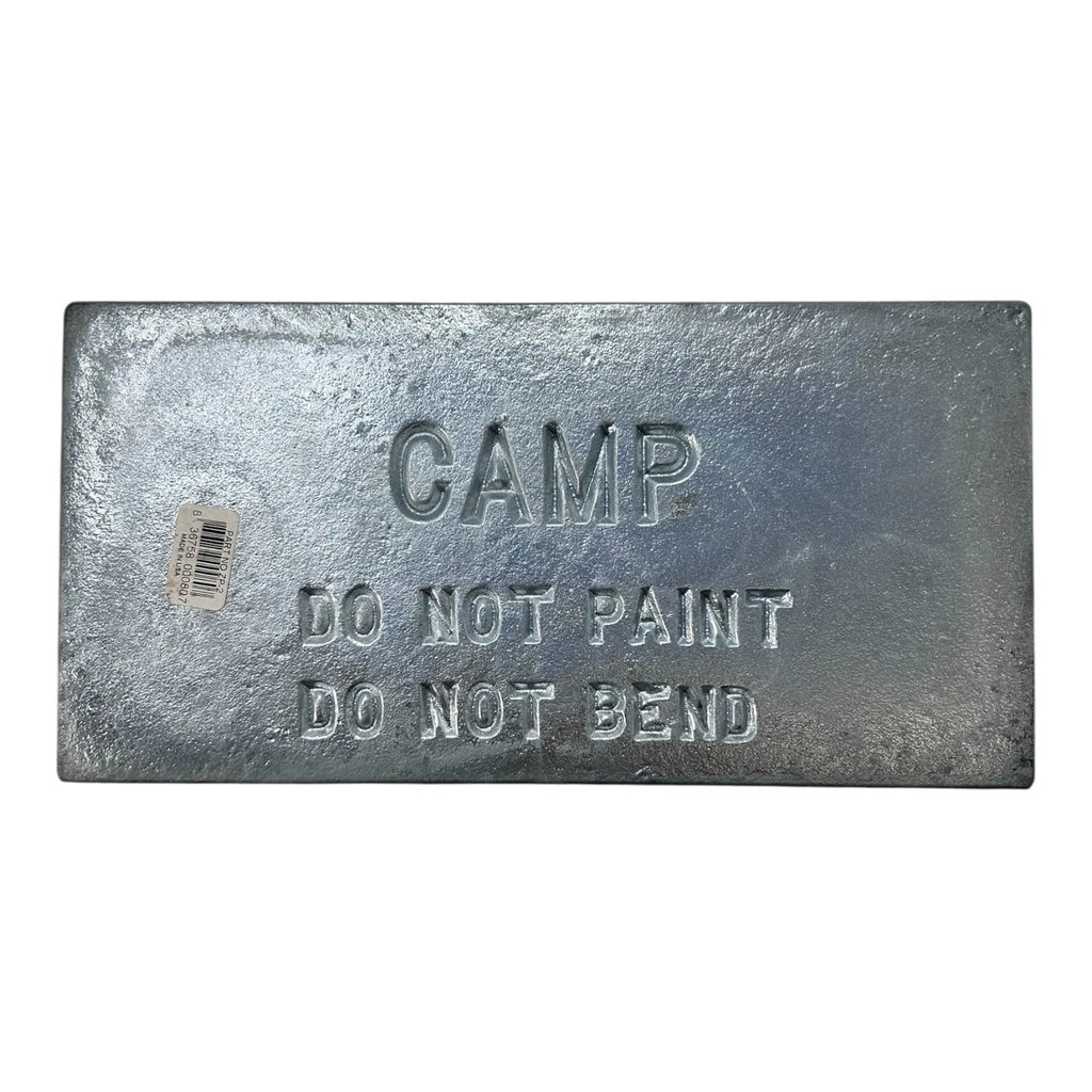 Zinc Anode Plate for Marine Boat (12'' x 6'' x 1/2'', OEM)