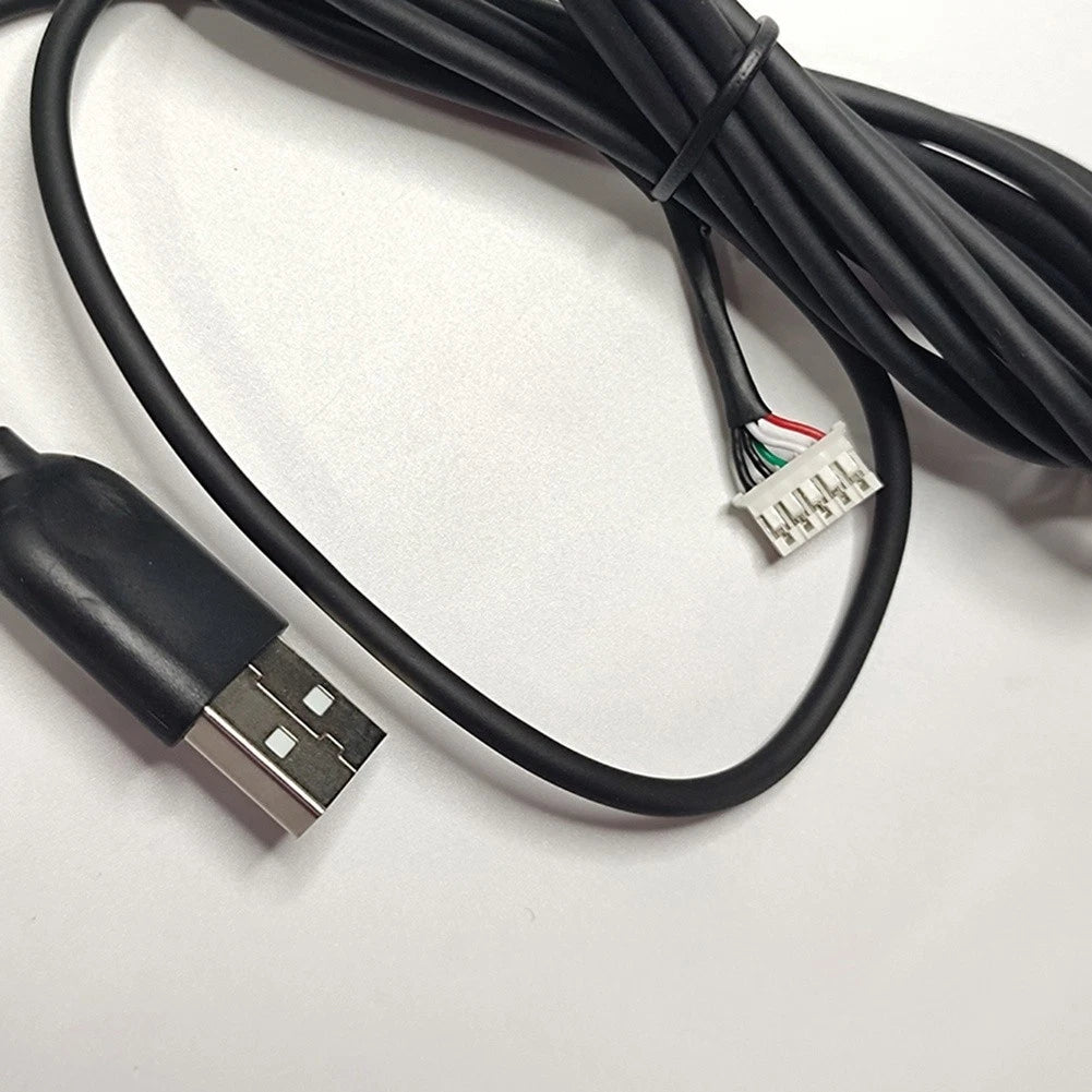 Replacement Cable for Razer BT Kitty Headset (1.8 Meters, Black Rubber)