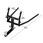 Black Rear Trailer Hitch for Honda Goldwing 1800 (2012–2017) F6B (2013–2017)