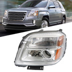 Headlight Assembly for GMC Terrain SLE/SLT (2016–2017) Halogen Chrome