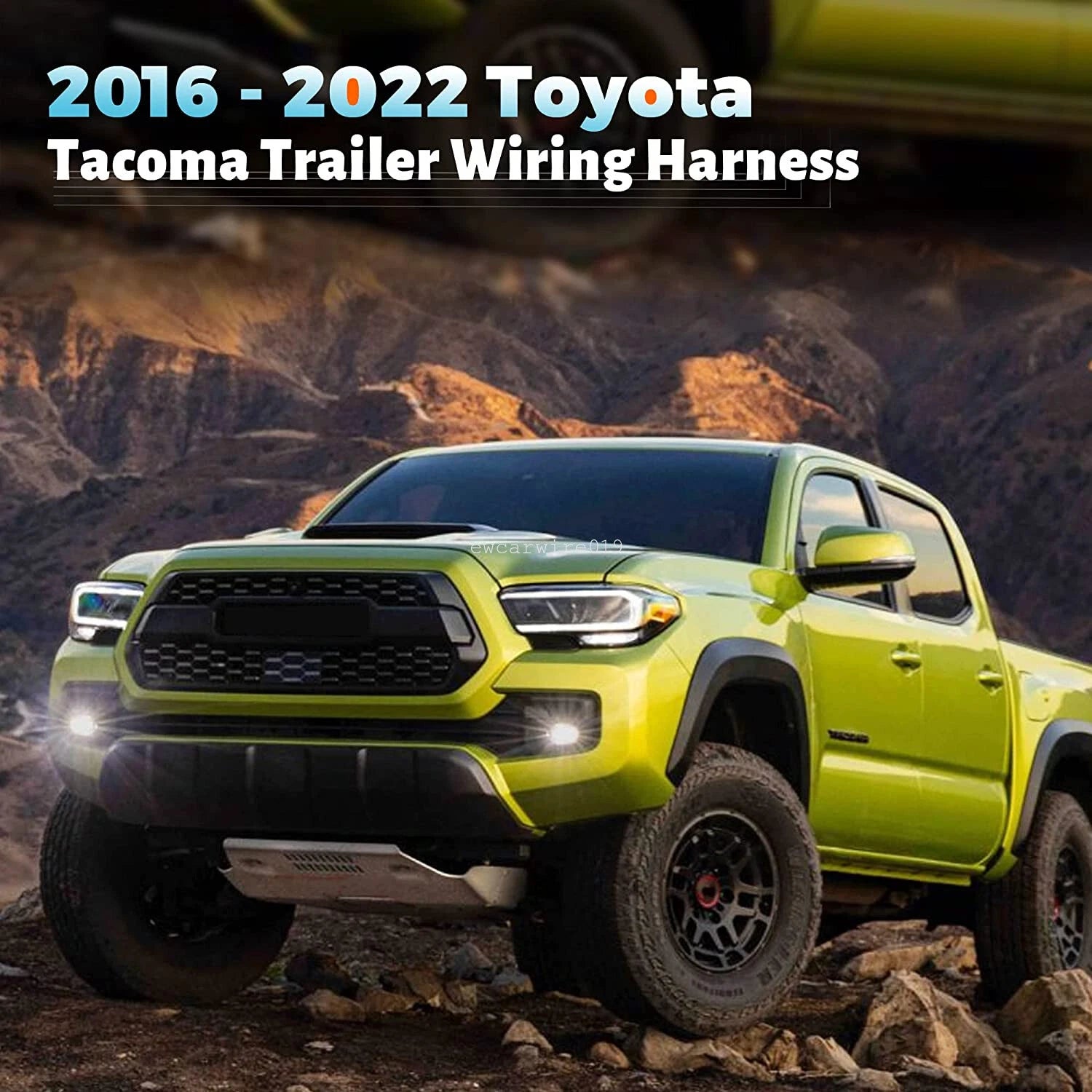 4 Pin Trailer Wiring Harness for Toyota Tacoma (2016–2023)
