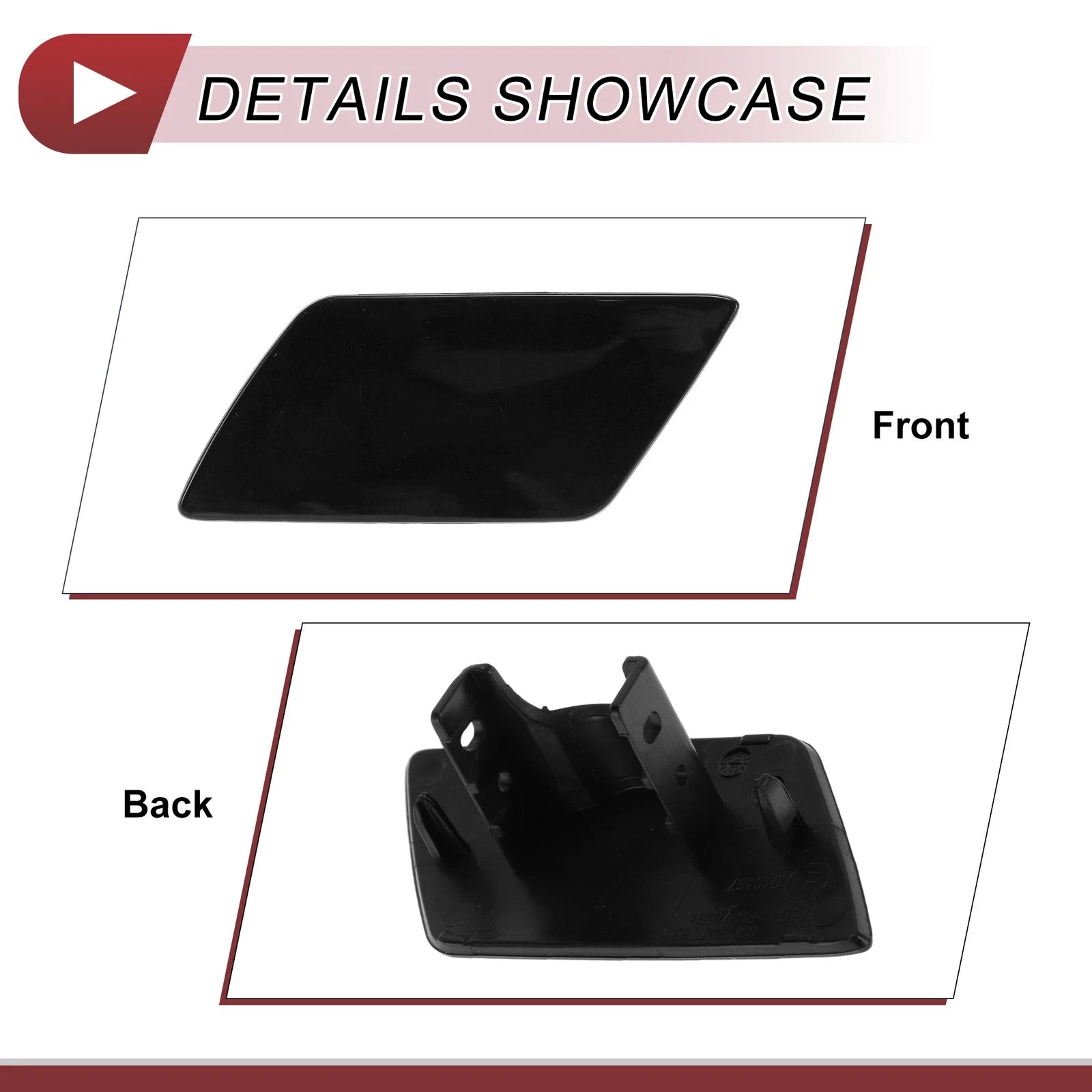Headlight Washer Nozzle Cover Cap No. 80A807753 for Audi Q5 (2017–2021)