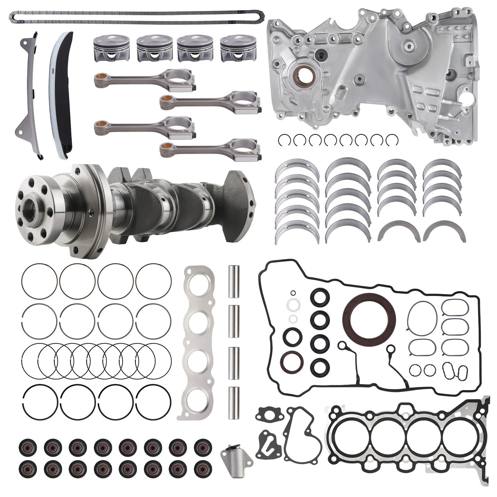 Engine Rebuild Kit with Crankshaft & Rods for Kia Forte (2017–2020)