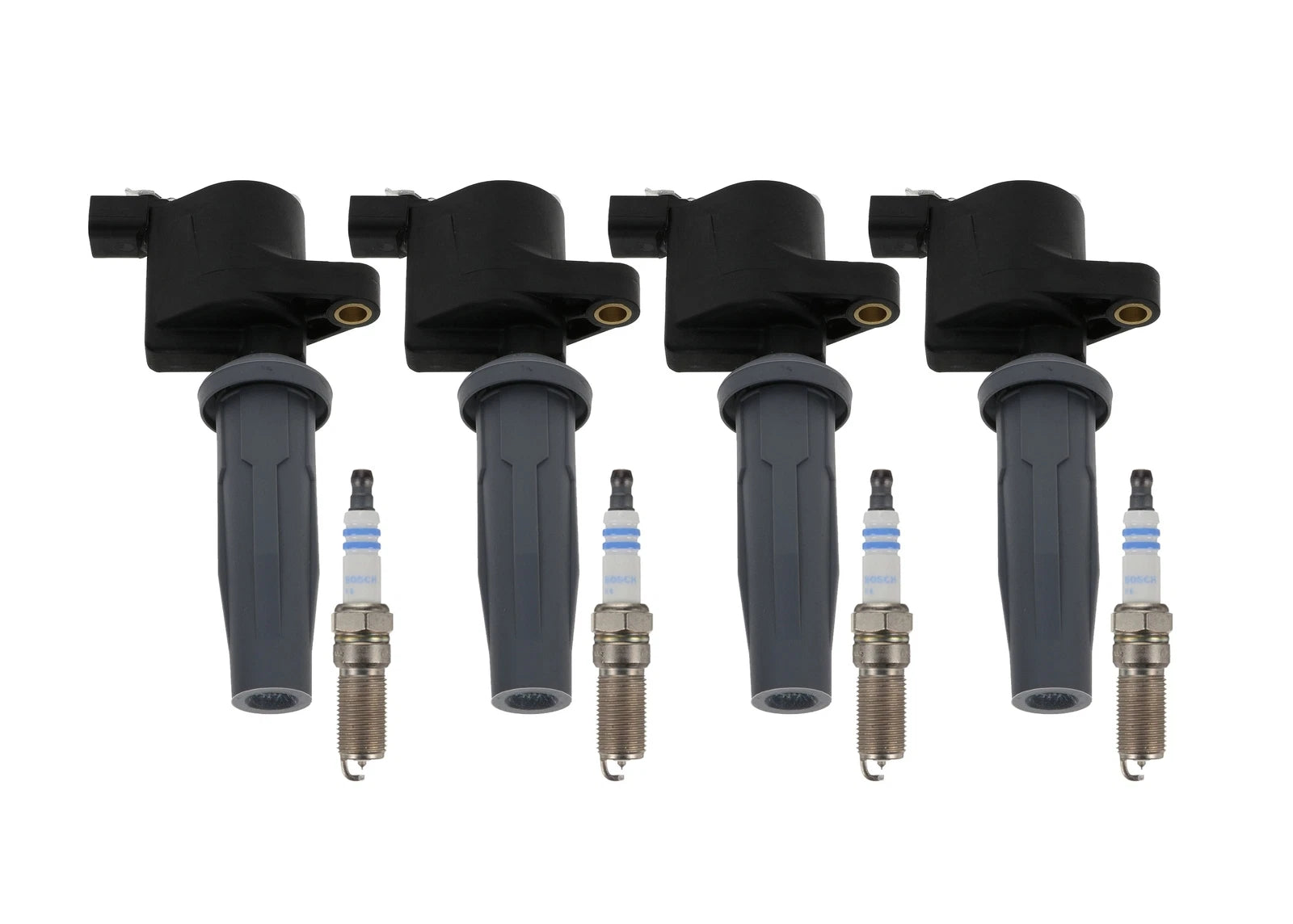 Set of 4 Ignition Coils & 4 Iridium Spark Plugs for 2.0L 2.4L L4 (NA)