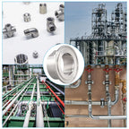 Stainless Steel Tri Clover Adaptor for 1 Inch Connection (20mm Length)