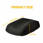 Leather Center Console Lid Armrest Cover for Honda Pilot (2009–2015) Black