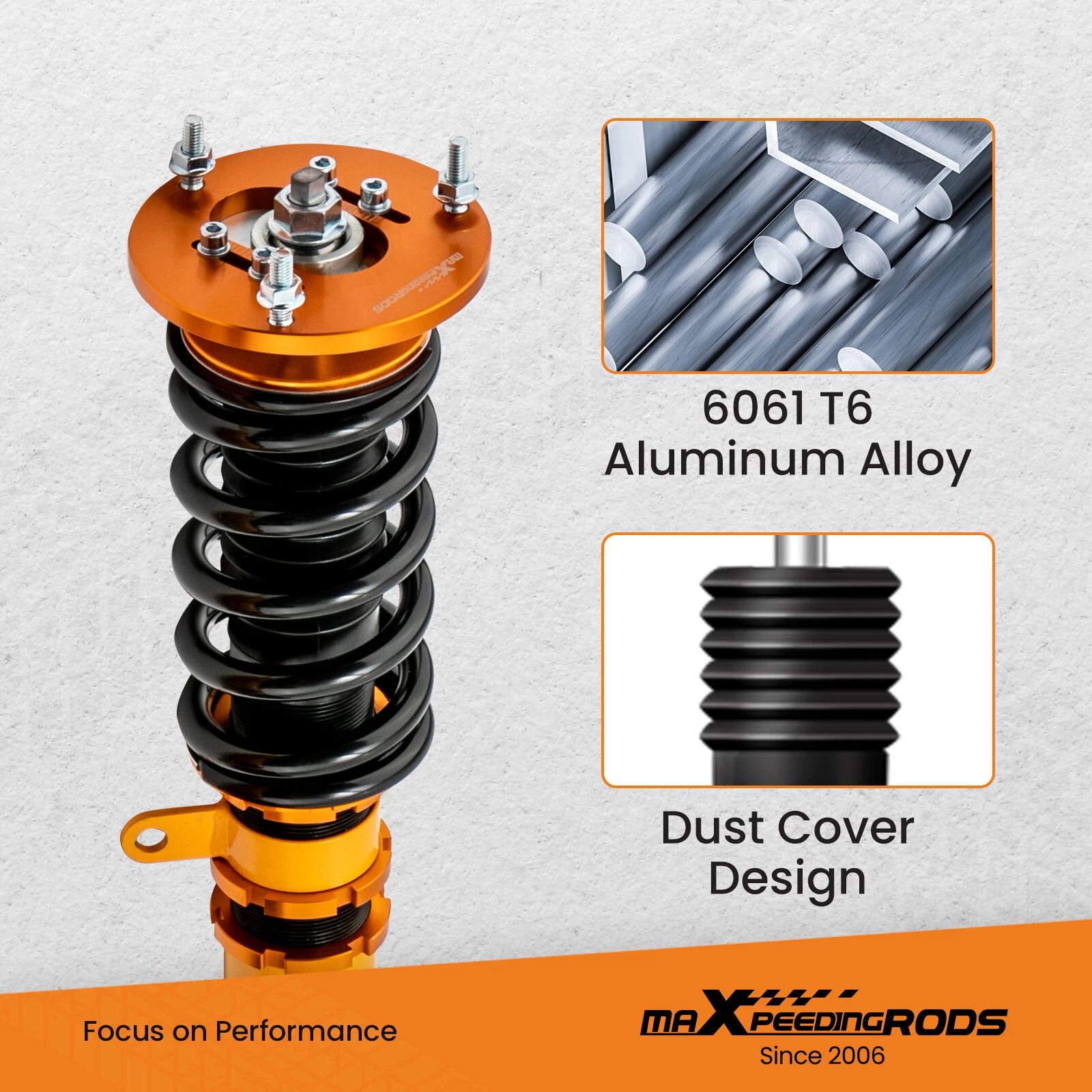 Coilover Suspension Kit for BMW E39 5 Series (1997-2003)