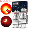 Set of 2 3157 64SMD LED Reverse Tail Brake Light Bulbs for Make Model