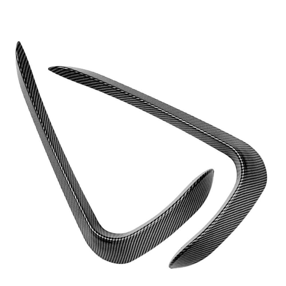 Carbon Look Front Bumper Side Spoiler for BMW X6 F16 (2015-2019)