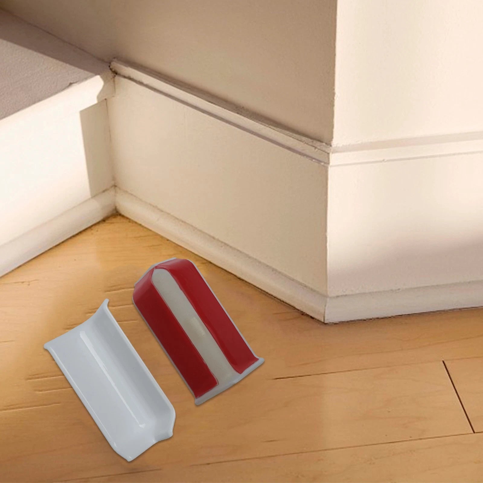 Set of 6 Wall Base Corner Blocks for Easy Installation