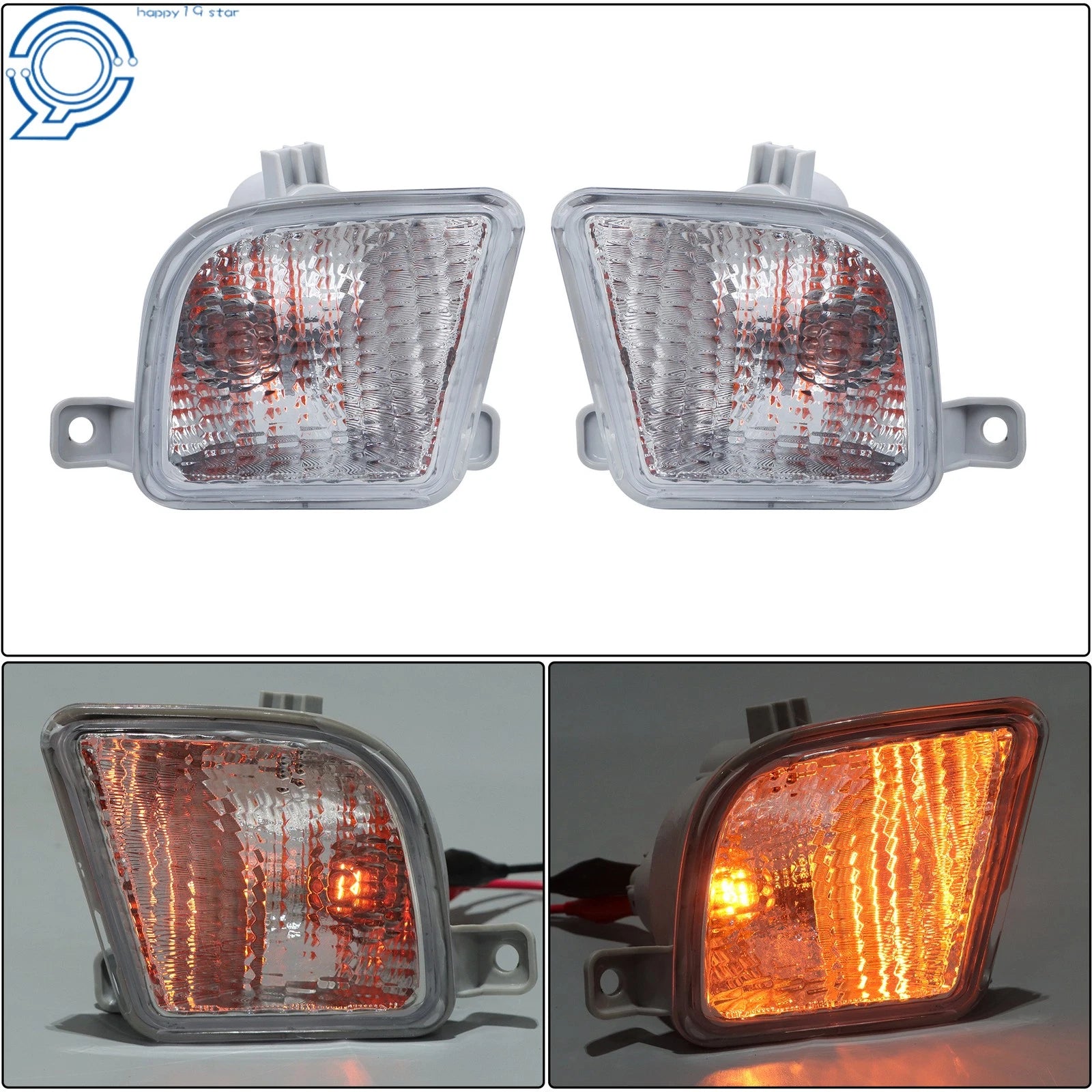 Set of 2 Halogen Turn Signal Lights for Honda Odyssey Passport (2018–2021)