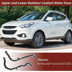 2 x Upper & Lower Radiator Coolant Water Hoses for Hyundai Tucson (2016-2021)