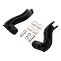 Rear Passenger Foot Peg Mounts for Harley Touring (1993-2025) Black/Chrome
