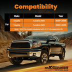 2X Rear Lift Shocks for Toyota Tundra (2000–2006) 0-1.5" Nitrogen Kit