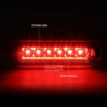 Chrome Housing Rear Third Tail Brake LED Light for Jeep Liberty (2008–2012)