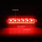 Chrome Housing Rear Third Tail Brake LED Light for Jeep Liberty (2008–2012)