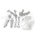 Front Rider Foot Rest Pegs Brackets for Kawasaki ZX-6R (2009–2011)