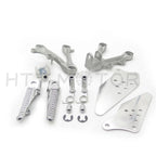 Front Rider Foot Rest Pegs Brackets for Kawasaki ZX-6R (2009–2011)