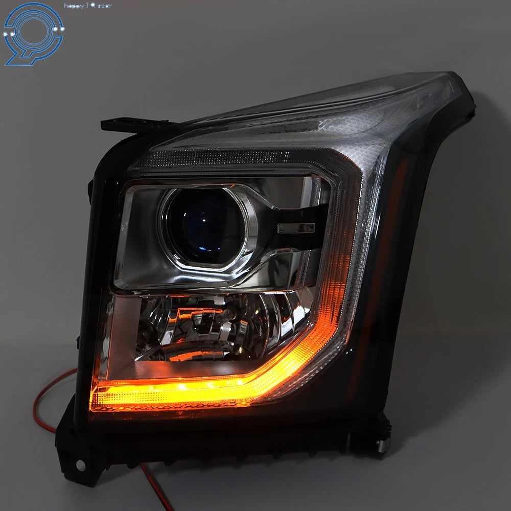 Projector Headlight Set for GMC Yukon (2015-2017) with LED DRL
