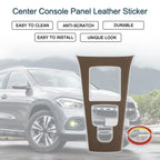 Center Console Panel Sticker for Mercedes-Benz GLA Class (2020–2021) Deep Brown