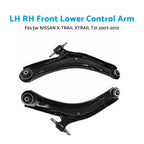 Front L & R Lower Control Arm Kit for Nissan Qashqai X-Trail (2007–2017)