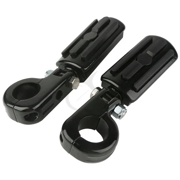 1.25" Highway Engine Guard Bar Foot Pegs for Harley Honda Yamaha (Fit 32mm)