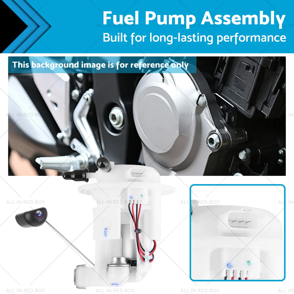 Fuel Pump Assembly for CBR250R (2011–2013), CB300 (2015–2018), CBR300 (2015–2022)