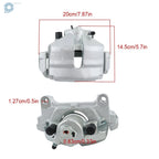 2X Front Brake Caliper with Bracket for Volkswagen Jetta (2005-2014)